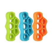 Silicone Finger Exerciser Set (Light, Medium & Heavy Strengths )